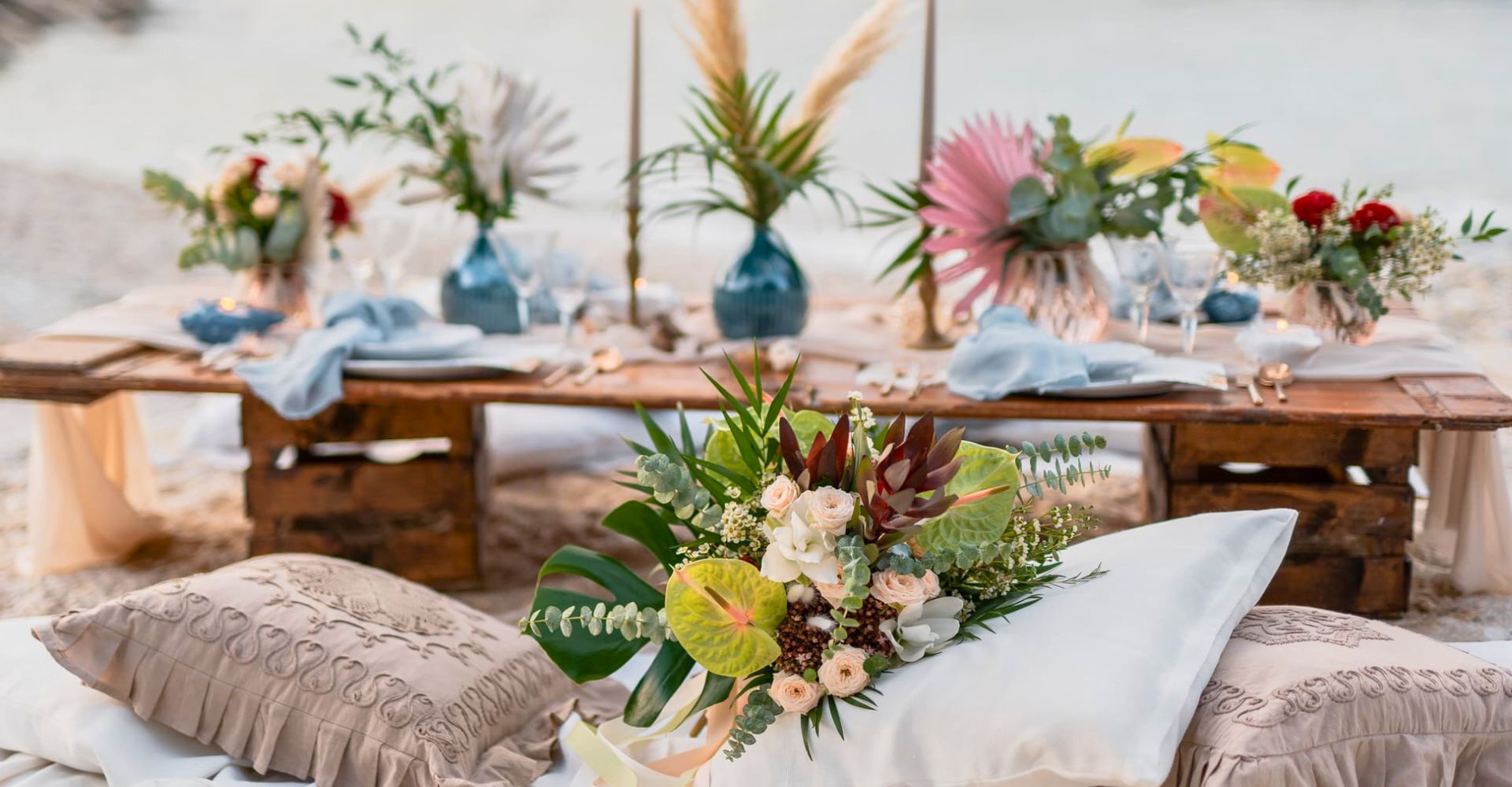 Decorazione floreale per evento