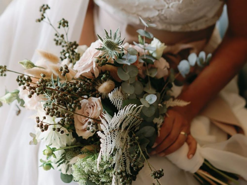 Bouquet floreale sposi