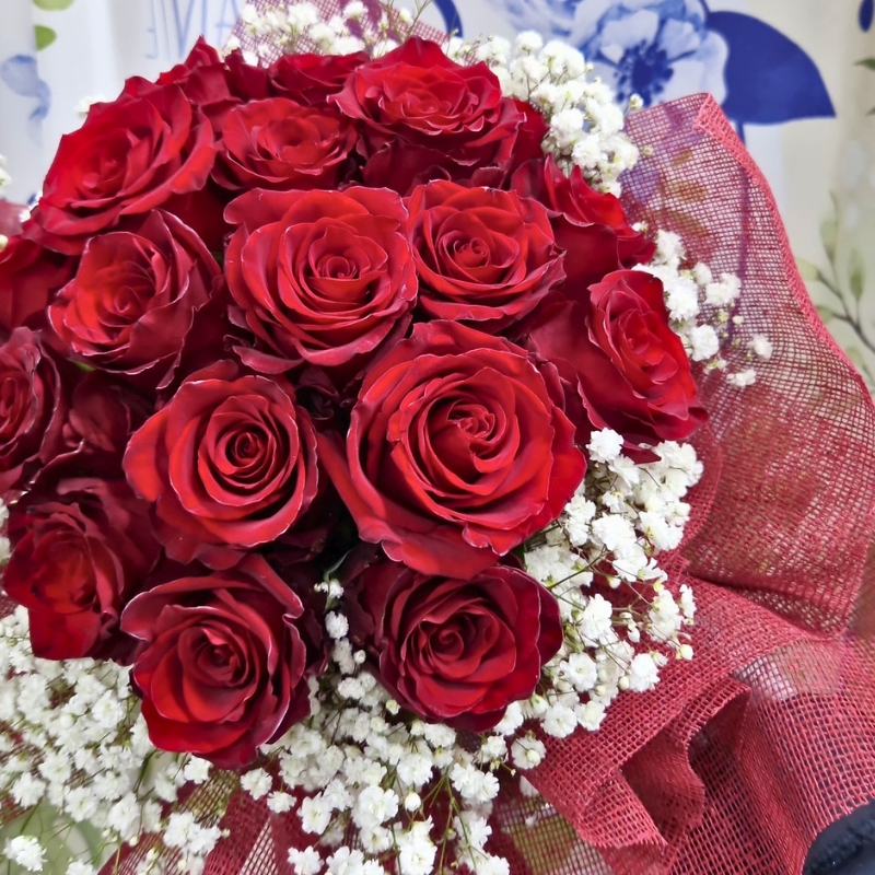 Bouquet rose rosse San Valentino